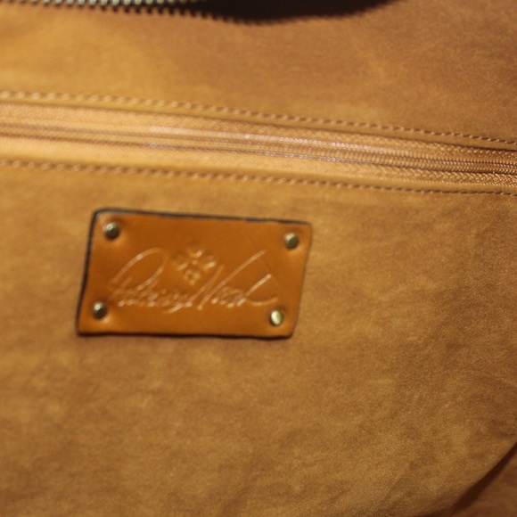 Patricia Nash poppy leather tote shoulder bag spring multi dark green - Picture 2 of 13